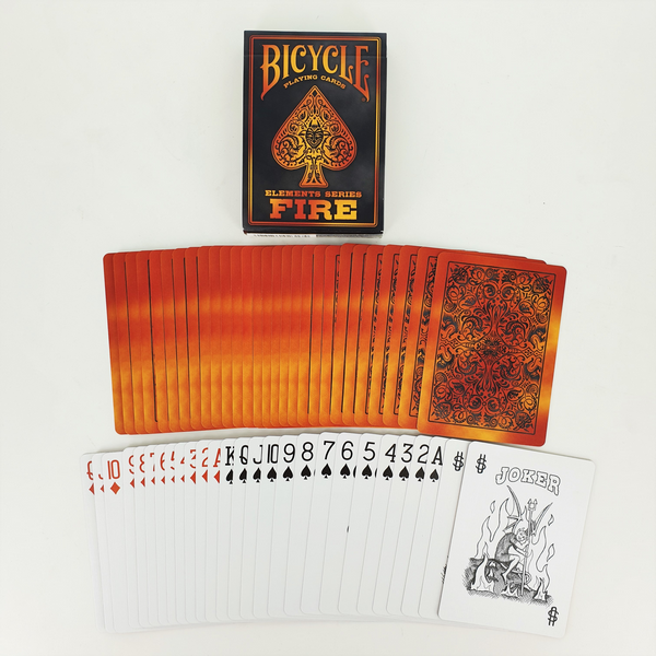 FIRE Bicycle Cards – Alessi Magic - Main Image