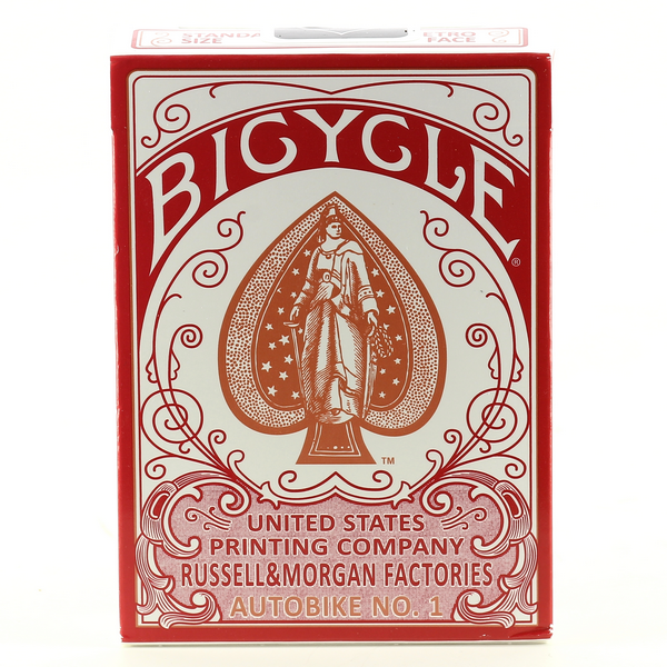 AUTOBIKE RED Bicycle Cards